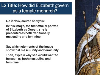 Elizabethan England, 1568-1603 AQA GCSE Complete Lesson Pack