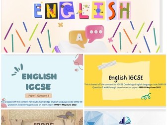 IGCSE English Language exam paper detailed walkthrough Paper 1 and 2 May/June 2022
