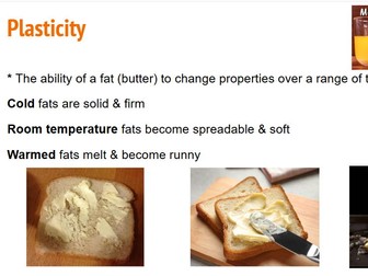 GCSE Food Prep & Nutrition: Fats- Food Science