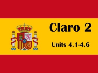 Claro 2 unit 4 – Adict@s a la moda (10 Lessons) [updated July '25]