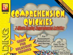 Comprehension Quickies (Reading Level 1)