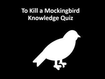 To Kill a Mockingbird Revision Quiz and Answers