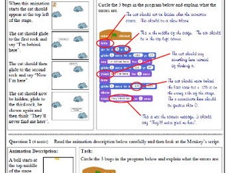 Scratch Programming - Computational Thinking Homework 5