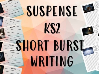 KS2 Short Burst Writing - Suspense Pack