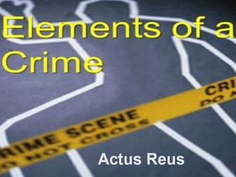 Actus Reus - A Level Law