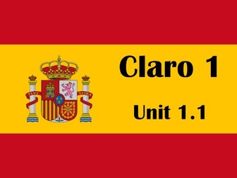 Claro 1 unit 1.1 – El español global (Spanish-speaking countries) [updated July '25]