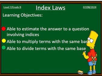 Index Laws