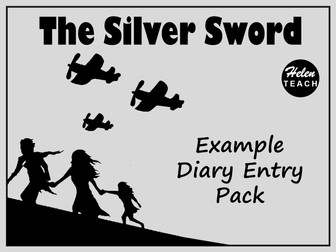 The Silver Sword Diary Entry Model Text Pack