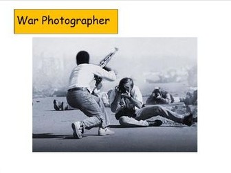 AQA Poetry Anthology -Power and Conflict - War Photographer