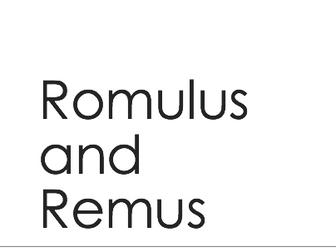 Romulus and Remus