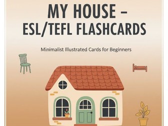 My House - Basic Flashcards for ESL/TEFL Learners