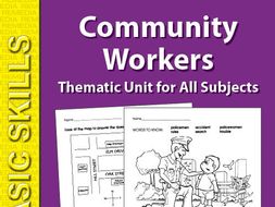 Community Helpers: Thematic Skill-Builder Unit for All Subjects