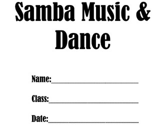 Samba Music (Cover Work Booklet)