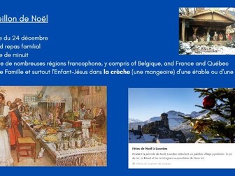 Le Réveillon: French Fun Lesson Plan