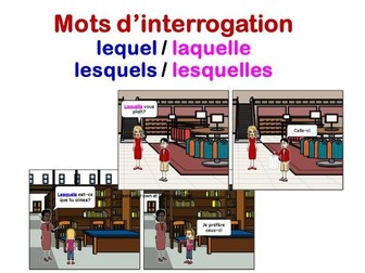IB / IGCSE French: Question words - Lequel / laquelle / lesquels / lesquelles