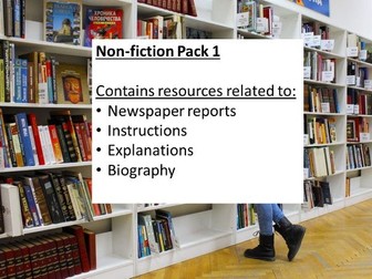 Non-fiction text resources for Year 5/6 - part 1