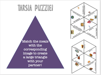 Au restaurant : ordering food - Expo 2 Module 4 - Full lesson + Tarsia puzzle