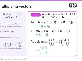 OCR A-level Maths: Vectors (Pure Year 1) – Complete Lesson Pack