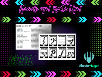 Heads Up! Note Up! Music Game