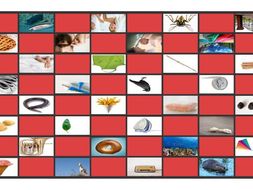 Phonics Long Vowel Sounds Checkerboard Game