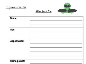 Alien fact file