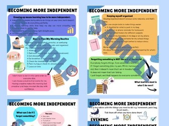Becoming More Independent -  (5 page pdf)