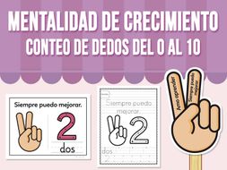 Mentalidad de Crecimiento - Conteo de dedos del 0 al 10