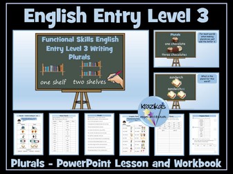 Functional Skills English - Entry Level 3 - Irregular Plurals