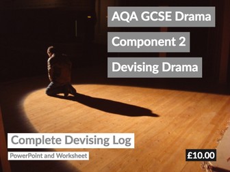 AQA GCSE Drama Component 2 Devised Drama Log