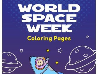 WORLD SPACE WEEK - Coloring Pages