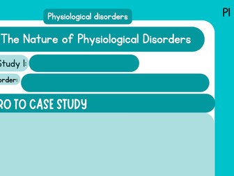 Unit 14 Fact file template - BTEC Health and Social Care National Foundation/Extended Diploma
