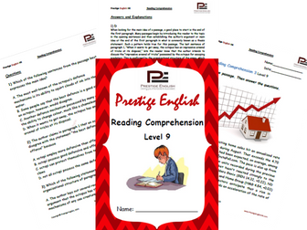 Reading Comprehension Book - Level 9