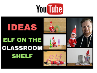 Elf on the Classroom Shelf