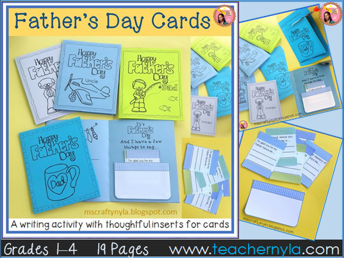 eyfs fathers day cards