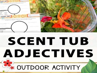 Scent Tubs - Outdoor Adjective Activity