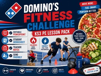 Domino's Fitness Challenge | KS3 PE Lesson | Calories & Energy Balance | Circuit Training