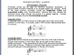 A guide to chromatic chords