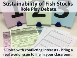 Sustainability Role-Play Debate (Overfishing, Fisheries Ecology - for GCSE or A-level)