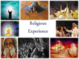 Religious Experience topic workpack and teacher's copy with case studies and video links