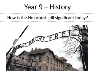 Year 9 Holocaust Booklet