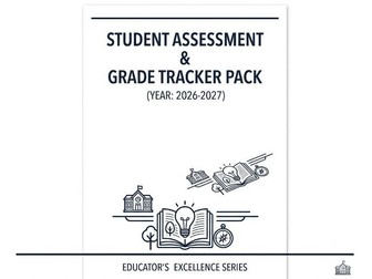 Student Assessment & Grade Tracker Pack | Classroom Management Kit