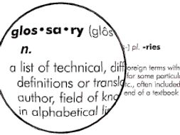 The Complete GCSE Chemistry glossary bundle