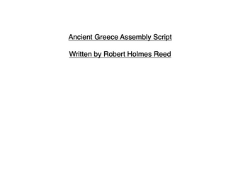 Ancient Greece KS2 Assembly Script