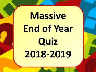 Summer Quiz End of Year