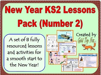 New Year 2024 KS2 Lessons Pack (Number 2)