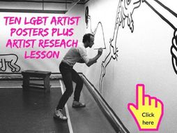 LGBT history month artist research lesson: February