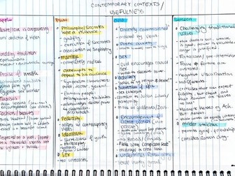Love and Relationships Comparison Tables