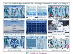 Compound Nouns Ice Climb Interactive English Powerpoint Game