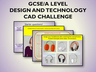 GCSE/A Level CAD  Headphone Challenge