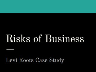 AQA GCSE 3.2 Risk and Uncertainty Case Study and Questions